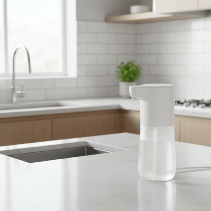 Automatic Soap Dispenser – Touchless Foam Dispenser 350ml USB Rechargeable for Bathroom Kitchen - L&L Shop