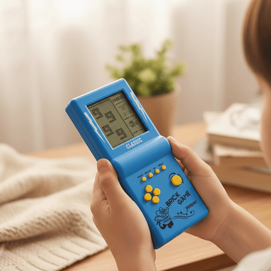 Retro Handheld Game Console – 23 Classic Games incl. Tetris, Tank & Racing, Big Screen, Kids & Adults - L&L Shop
