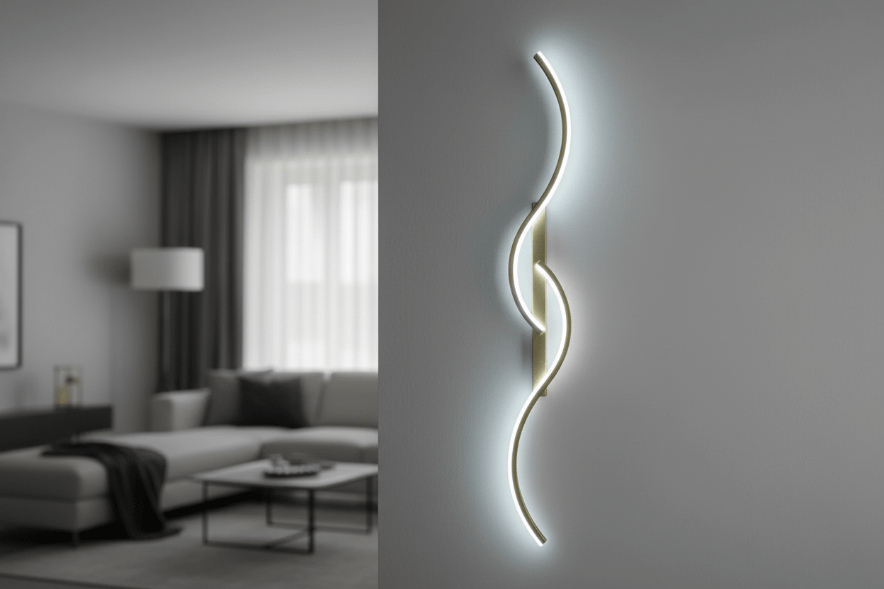 Minimalist LED Wall Lamp – Modern Strip Light for Bedroom Living Room Hallway Indoor - L&L Shop