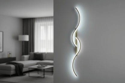 Minimalist LED Wall Lamp – Modern Strip Light for Bedroom Living Room Hallway Indoor - L&L Shop