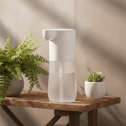 Automatic Soap Dispenser – Touchless Foam Dispenser 350ml USB Rechargeable for Bathroom Kitchen - L&L Shop