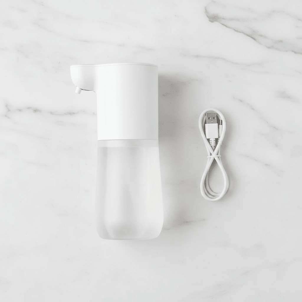 Automatic Soap Dispenser – Touchless Foam Dispenser 350ml USB Rechargeable for Bathroom Kitchen - L&L Shop