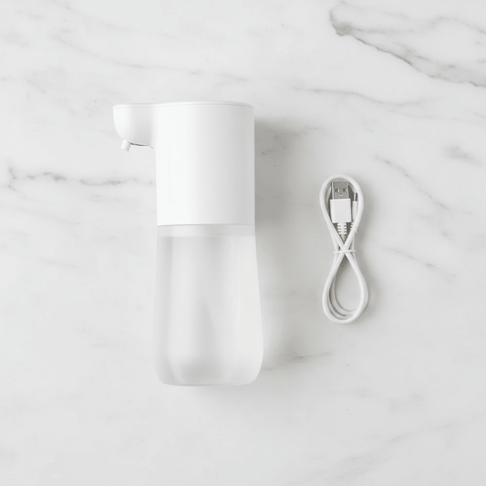 Automatic Soap Dispenser – Touchless Foam Dispenser 350ml USB Rechargeable for Bathroom Kitchen - L&L Shop