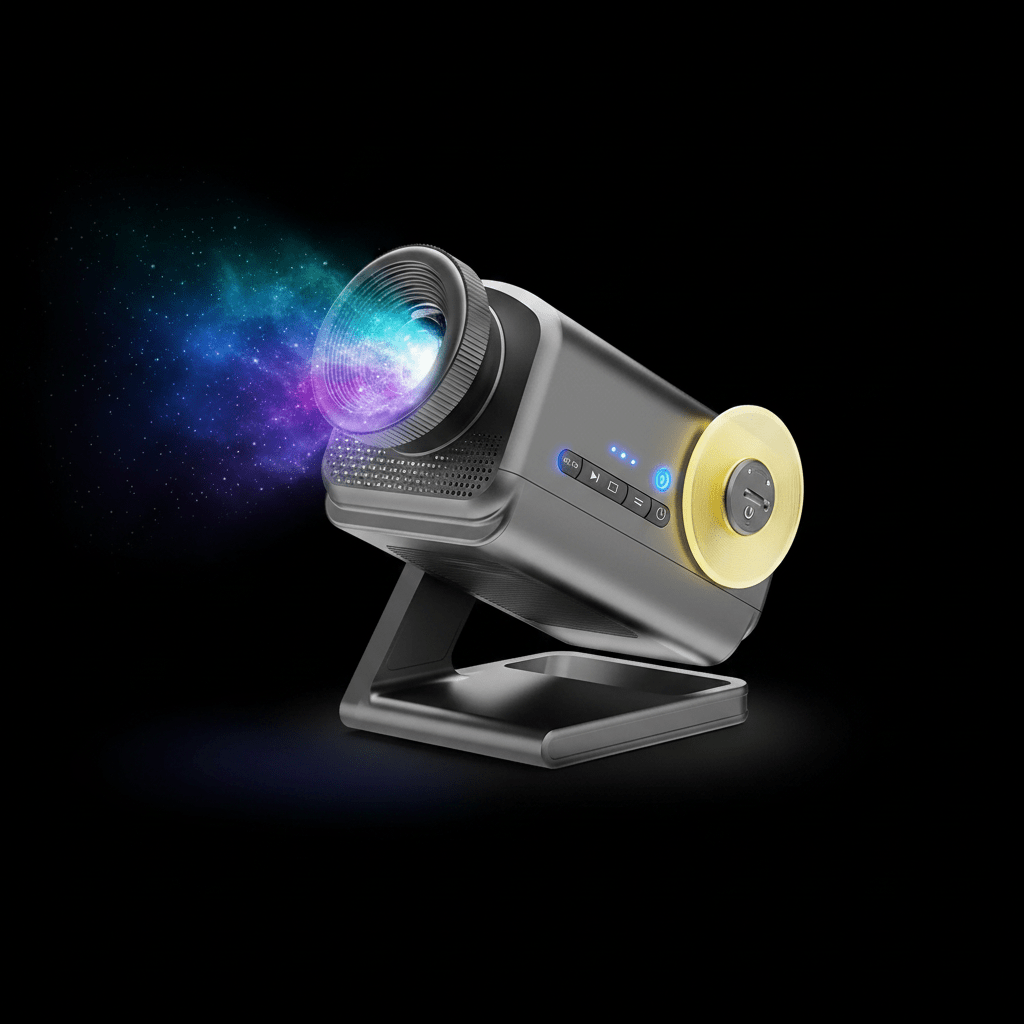 Aurora Lighting 3D Galaxy Projector – 60 Scene Night Light with Bluetooth Speaker - L&L Shop