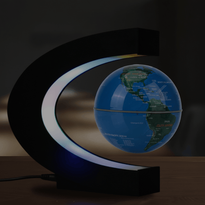 Magnetic Levitation Globe with LED – Floating World Map Lamp, Unique Home Decor & Gift - L&L Shop