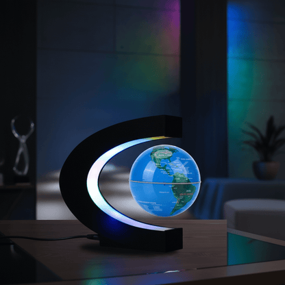 Magnetic Levitation Globe with LED – Floating World Map Lamp, Unique Home Decor & Gift - L&L Shop