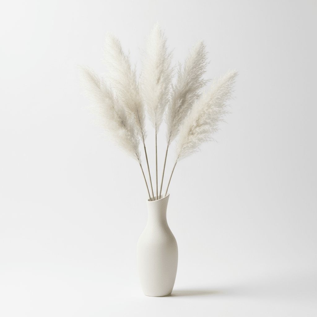 White Pampas Grass Bouquet - L&L Shop