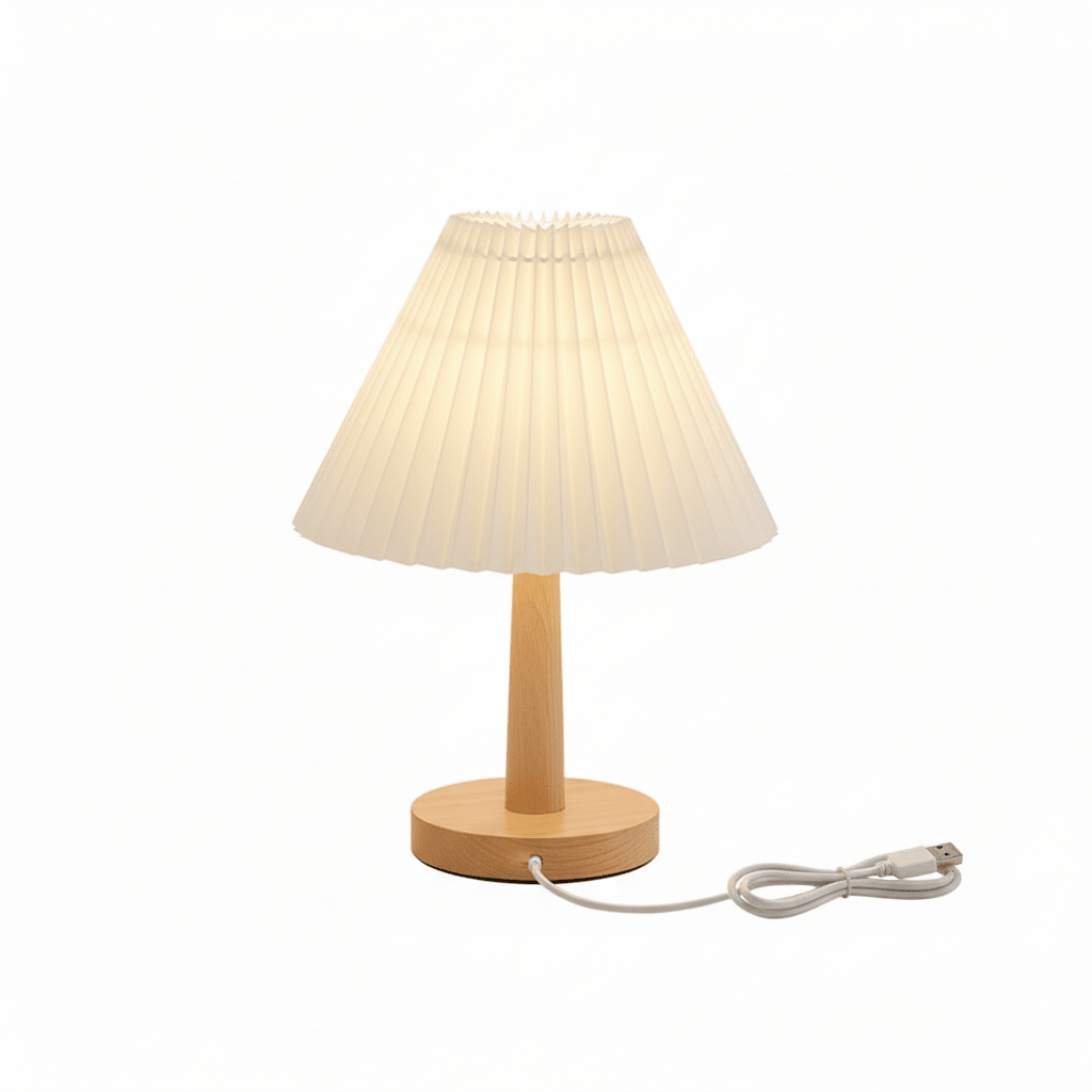 Nordic Pleated Table Lamp - L&L Shop