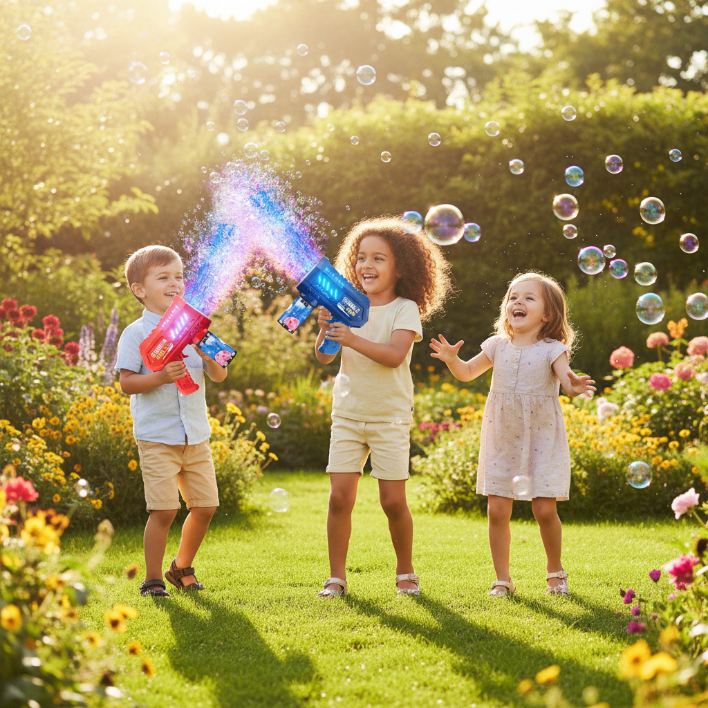 Rocket Bubble Gun – Automatic Bubble Blower for Kids - L&L Shop