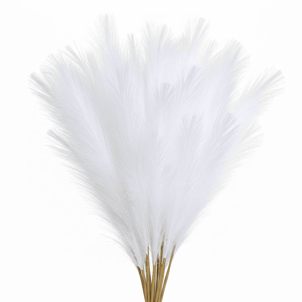 White Pampas Grass Bouquet - L&L Shop