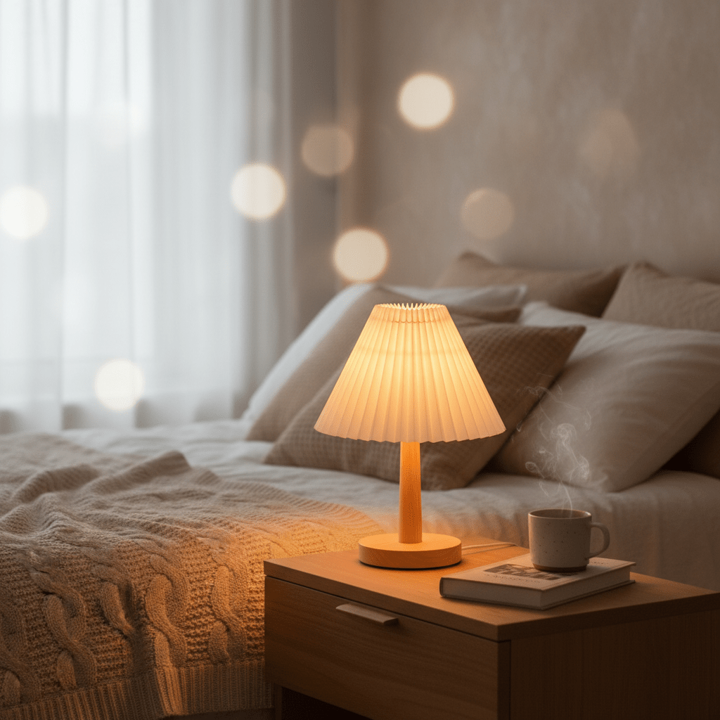 Nordic Pleated Table Lamp - L&L Shop
