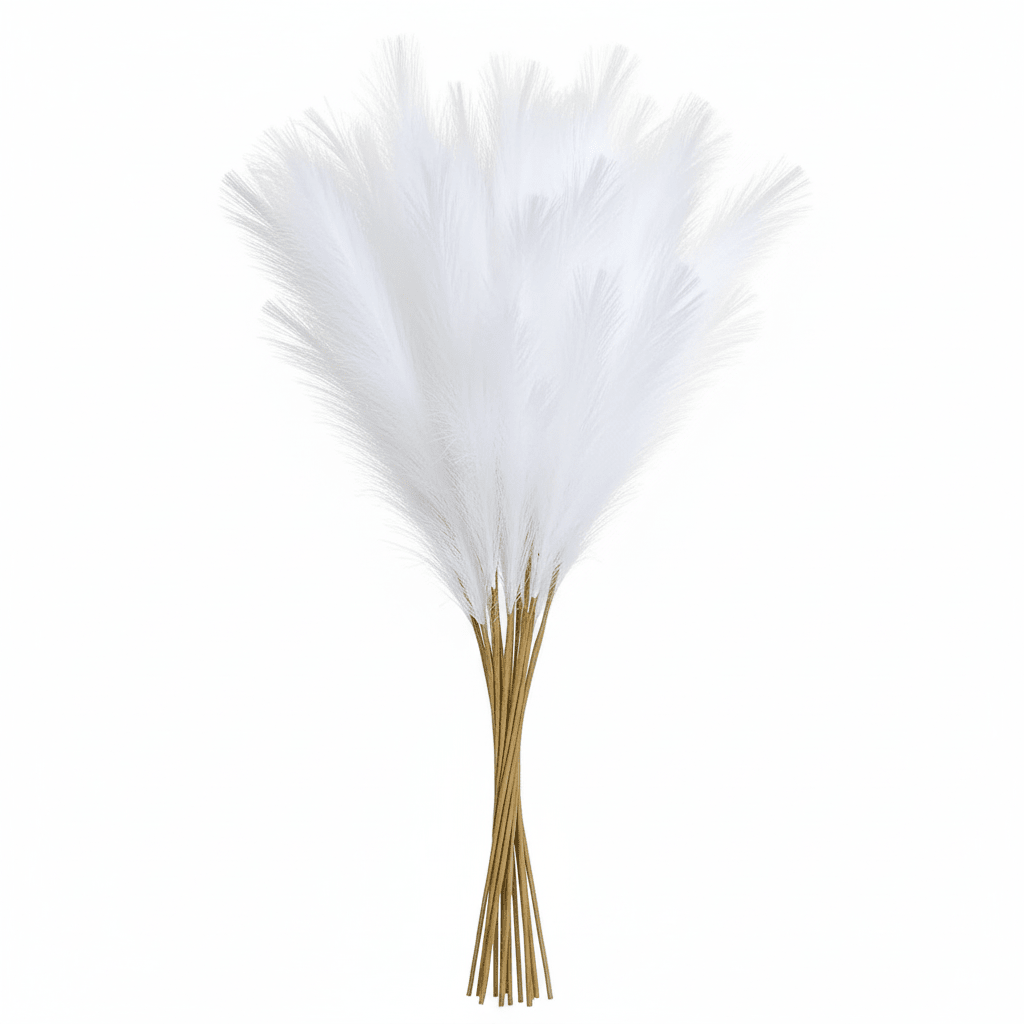 White Pampas Grass Bouquet - L&L Shop