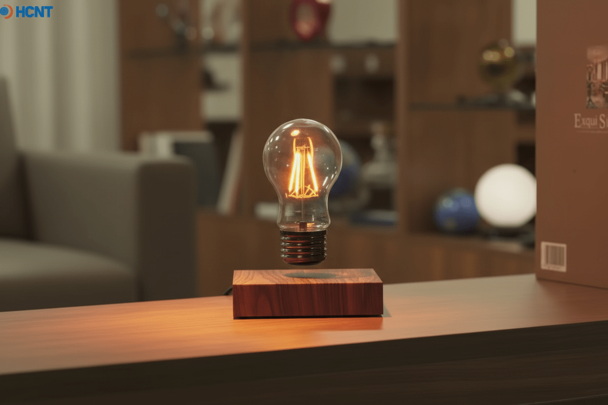 Levitating Moon Lamp – Floating Magnetic Night Light for Bedroom Desk Home Office Decor - L&L Shop
