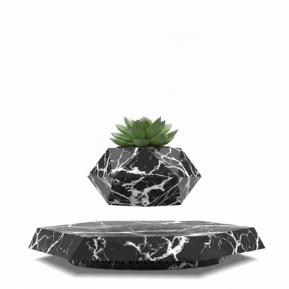 Magnetic Levitating Plant Pot – Floating Rotating Planter for Succulents, Bonsai & Air Plants, Home & Office Decor - L&L Shop