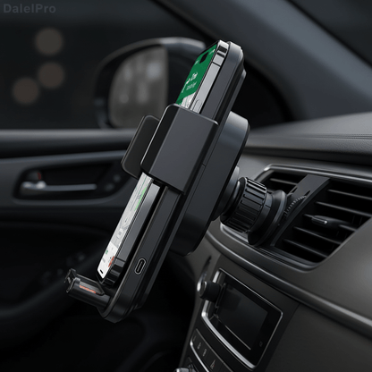 Smart Auto - Sensing Car Phone Holder – 15W Wireless Charger, One - Touch Release & 90° Rotation - L&L Shop