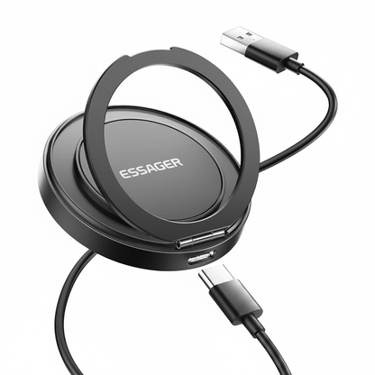 Essager Magnetic Wireless Charger with Holder – 15W Fast Charging for iPhone & AirPods - L&L Shop