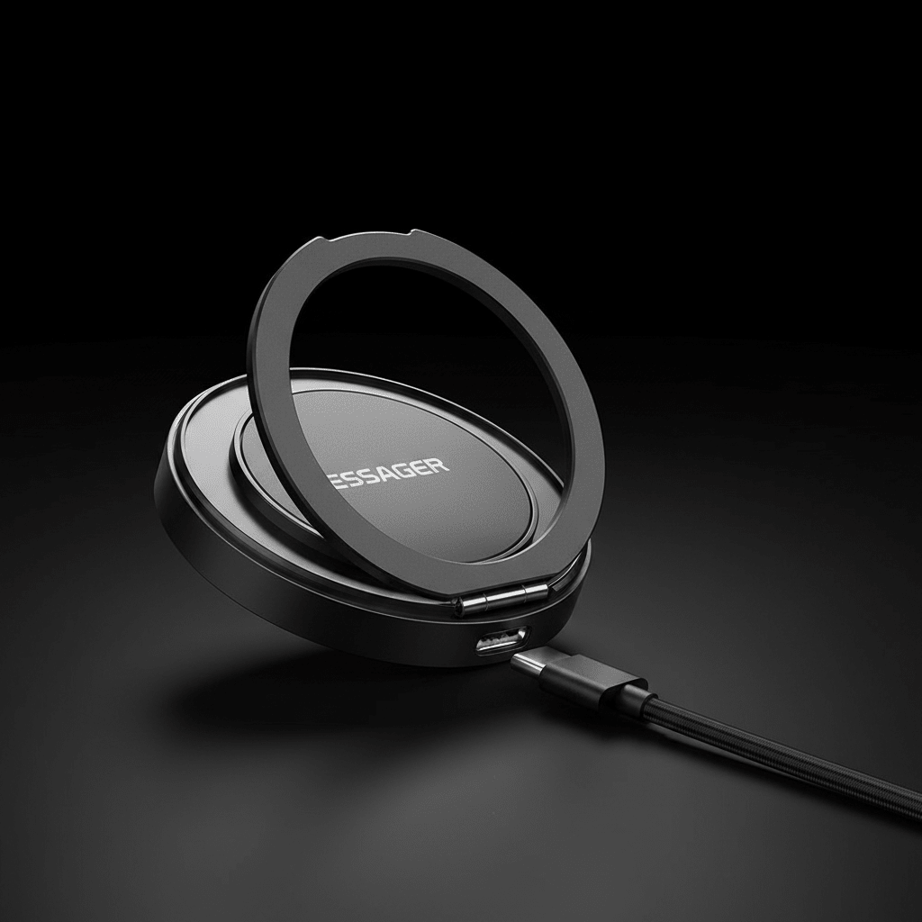 Essager Magnetic Wireless Charger with Holder – 15W Fast Charging for iPhone & AirPods - L&L Shop