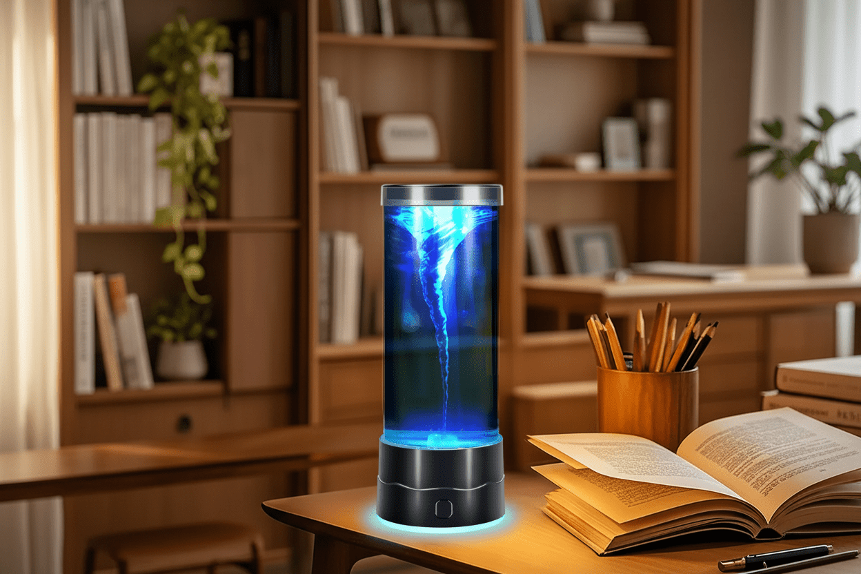 LED Tornado Night Light – USB Color Changing Atmosphere Lamp - L&L Shop