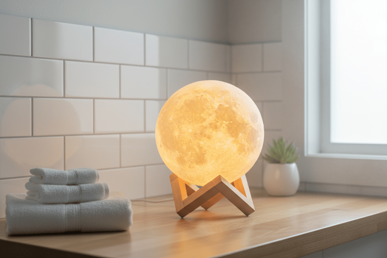 Moon Lamp LED Night Light with Stand - L&L Shop