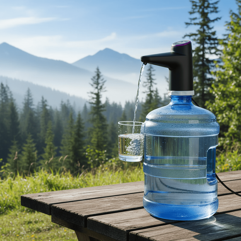 Electric Water Dispenser Pump – USB Rechargeable, Fits 5 - Gallon Bottles, for Home, Office & Outdoor - L&L Shop