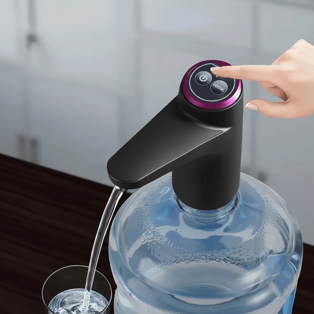 Electric Water Dispenser Pump – USB Rechargeable, Fits 5 - Gallon Bottles, for Home, Office & Outdoor - L&L Shop