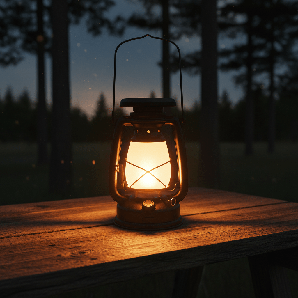 Retro LED Lantern – Rechargeable Atmosphere Light for Home & Camping - L&L Shop