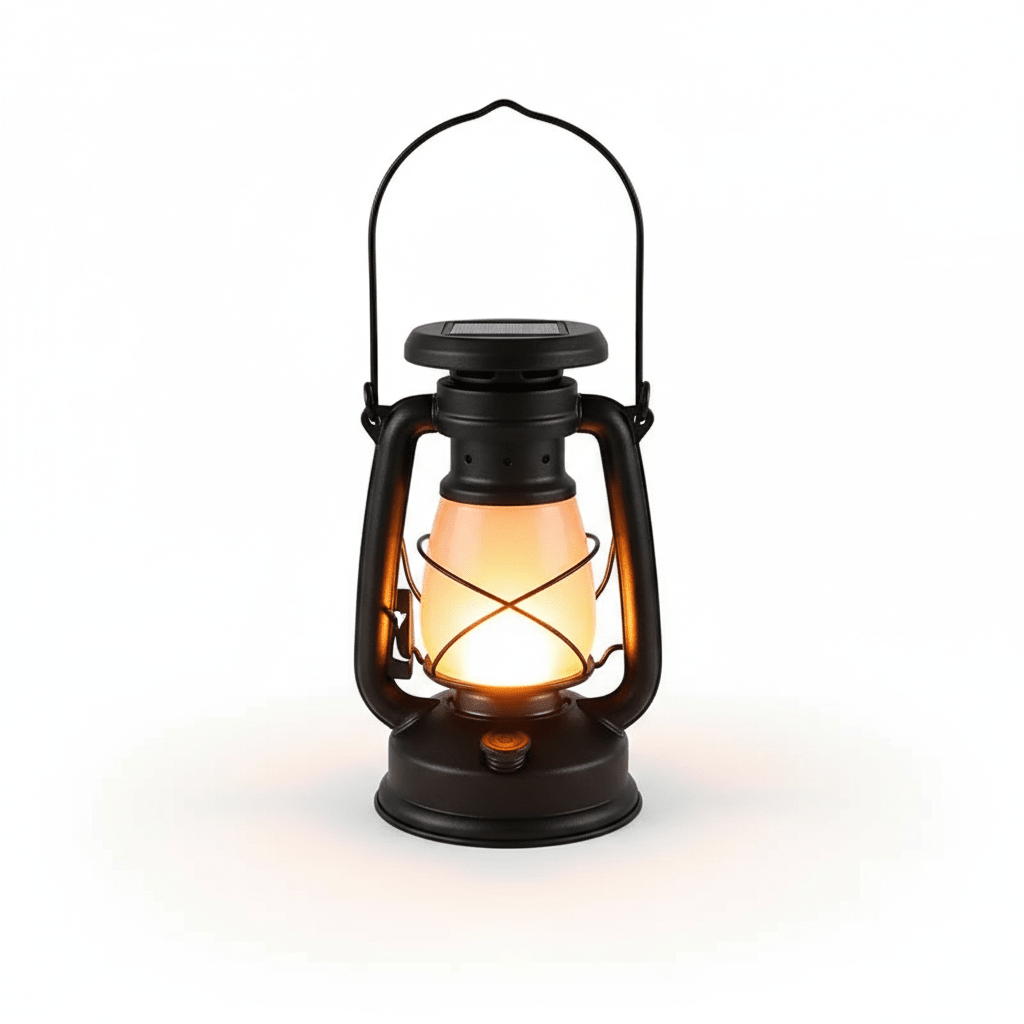 Retro LED Lantern – Rechargeable Atmosphere Light for Home & Camping - L&L Shop