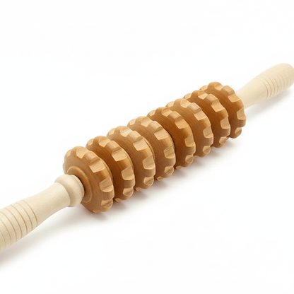 Wooden Body Roller Massager – 9 Rollers for Back, Legs & Arms - L&L Shop