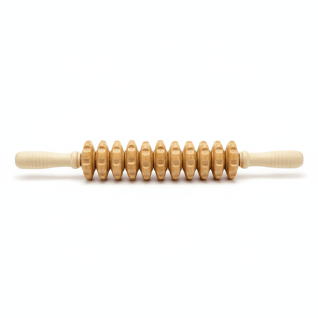 Wooden Body Roller Massager – 9 Rollers for Back, Legs & Arms - L&L Shop