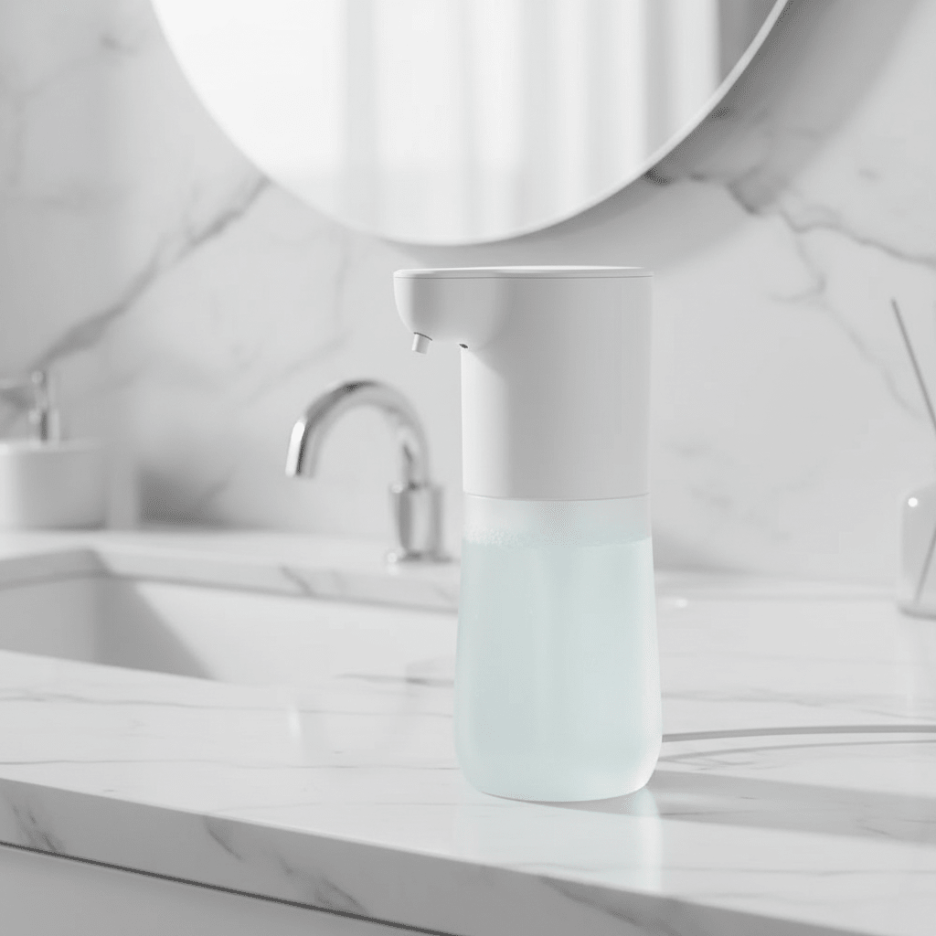 Automatic Soap Dispenser – Touchless Foam Dispenser 350ml USB Rechargeable for Bathroom Kitchen - L&L Shop