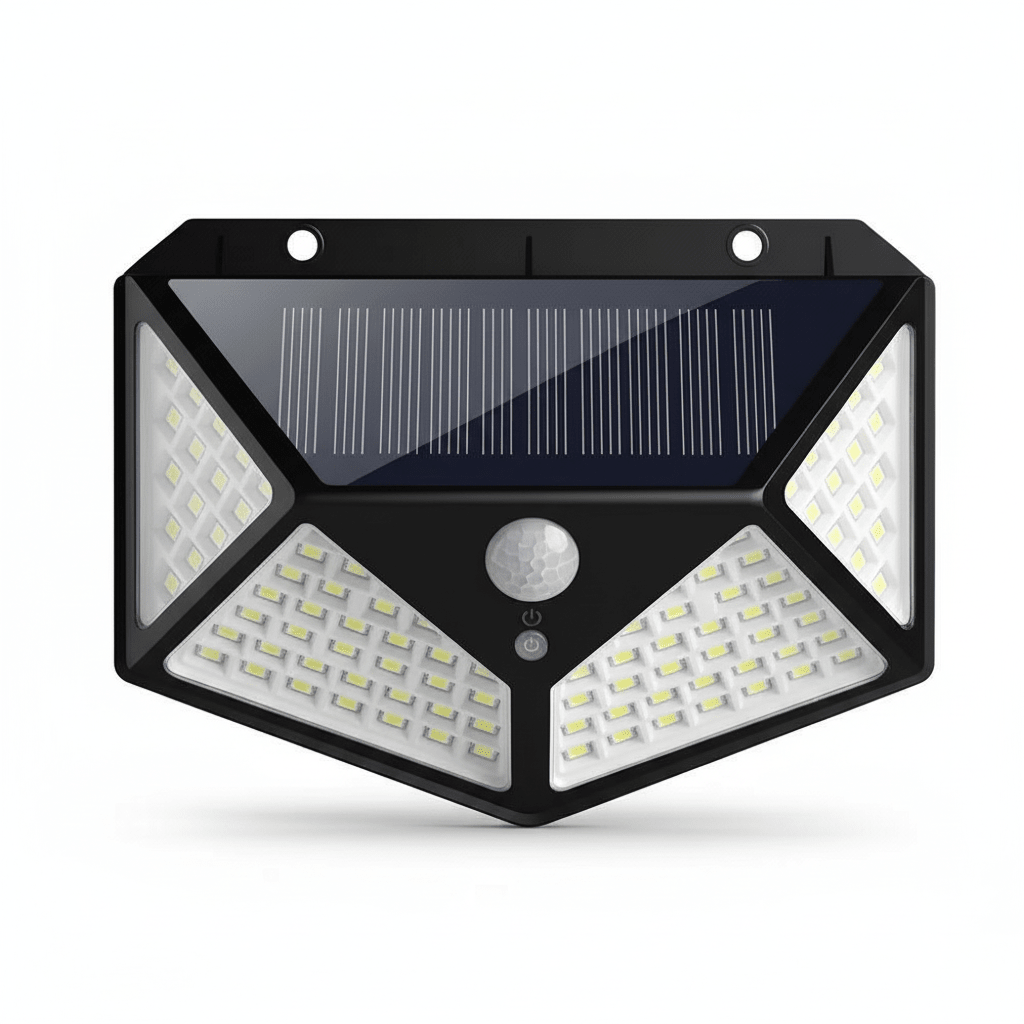 Solar Security Spotlight – 100 LED with Motion Sensor - L&L Shop