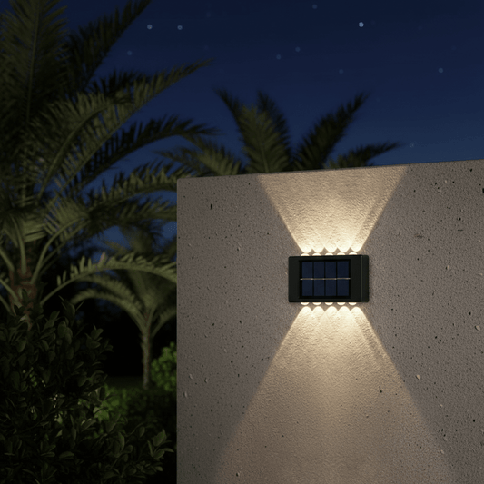 Solar LED Outdoor Wall Light – Waterproof Garden & Patio Lamp (IP65) - L&L Shop
