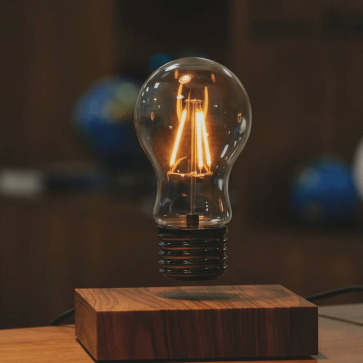 Levitating Moon Lamp – Floating Magnetic Night Light for Bedroom Desk Home Office Decor - L&L Shop