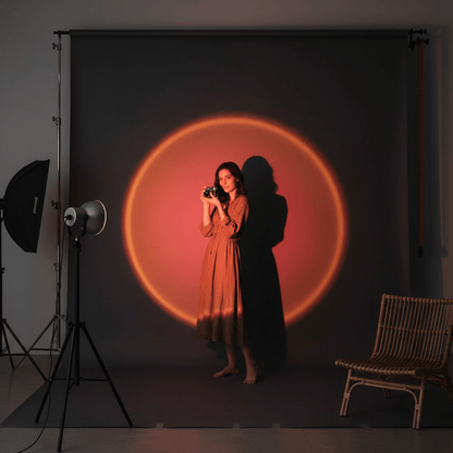 RGB Sunset Projection Lamp 16 Colors – Aurora LED Light for Bedroom Living Room Party - L&L Shop